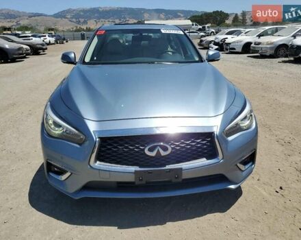 Синий Инфинити Q50, объемом двигателя 3 л и пробегом 72 тыс. км за 3000 $, фото 4 на Automoto.ua