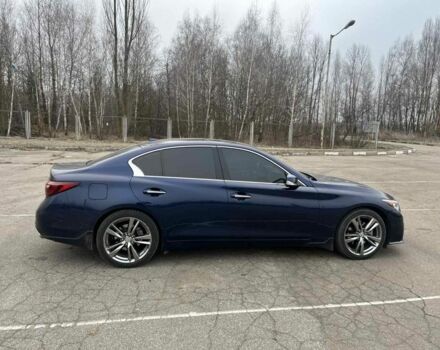 Синий Инфинити Q50, объемом двигателя 3 л и пробегом 60 тыс. км за 22000 $, фото 12 на Automoto.ua