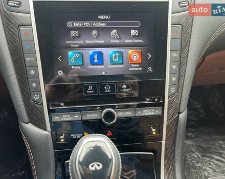 Синий Инфинити Q50, объемом двигателя 3 л и пробегом 60 тыс. км за 21999 $, фото 12 на Automoto.ua