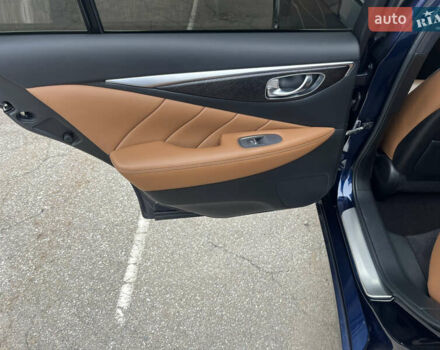 Синий Инфинити Q50, объемом двигателя 3 л и пробегом 60 тыс. км за 21999 $, фото 26 на Automoto.ua