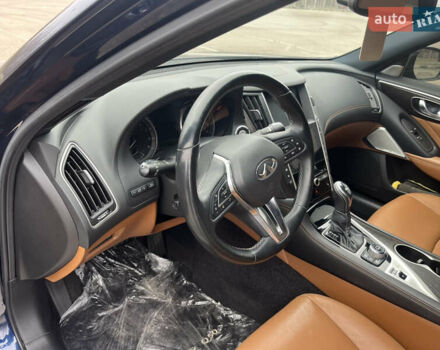 Синий Инфинити Q50, объемом двигателя 3 л и пробегом 60 тыс. км за 21999 $, фото 22 на Automoto.ua