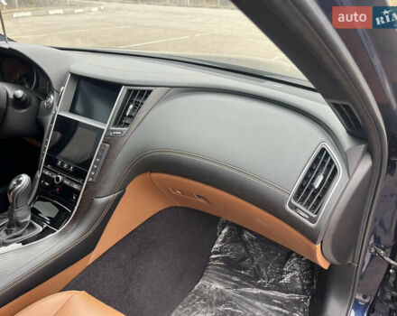 Синий Инфинити Q50, объемом двигателя 3 л и пробегом 60 тыс. км за 21999 $, фото 30 на Automoto.ua