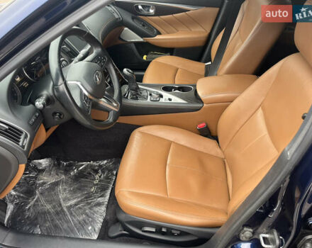 Синий Инфинити Q50, объемом двигателя 3 л и пробегом 60 тыс. км за 21999 $, фото 18 на Automoto.ua