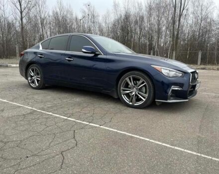 Синий Инфинити Q50, объемом двигателя 3 л и пробегом 60 тыс. км за 22000 $, фото 15 на Automoto.ua