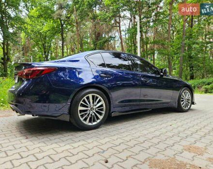 Синій Інфініті Q50, об'ємом двигуна 3 л та пробігом 18 тис. км за 24999 $, фото 1 на Automoto.ua