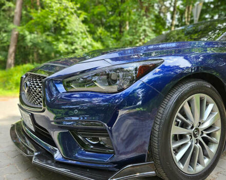 Синій Інфініті Q50, об'ємом двигуна 3 л та пробігом 18 тис. км за 24999 $, фото 2 на Automoto.ua