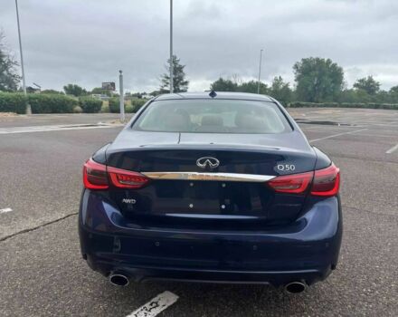 Синий Инфинити Q50, объемом двигателя 3 л и пробегом 26 тыс. км за 18900 $, фото 5 на Automoto.ua