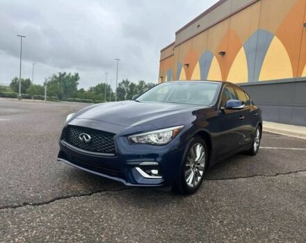 Синий Инфинити Q50, объемом двигателя 3 л и пробегом 26 тыс. км за 18900 $, фото 2 на Automoto.ua