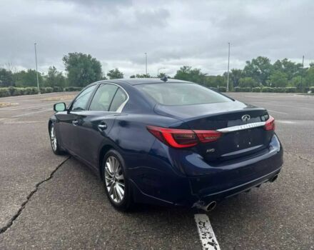 Синий Инфинити Q50, объемом двигателя 3 л и пробегом 26 тыс. км за 18900 $, фото 4 на Automoto.ua