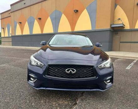 Синий Инфинити Q50, объемом двигателя 3 л и пробегом 26 тыс. км за 18900 $, фото 1 на Automoto.ua