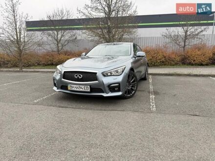 Синий Инфинити Q50, объемом двигателя 1.99 л и пробегом 141 тыс. км за 14500 $, фото 1 на Automoto.ua