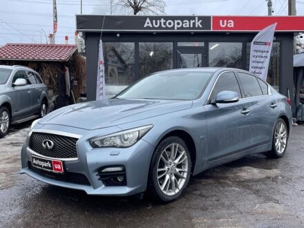 Синій Інфініті Q50, об'ємом двигуна 2 л та пробігом 137 тис. км за 16990 $, фото 1 на Automoto.ua