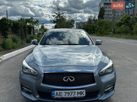 Синий Инфинити Q50, объемом двигателя 2.14 л и пробегом 144 тыс. км за 13500 $, фото 1 на Automoto.ua