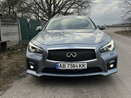 Синий Инфинити Q50, объемом двигателя 1.99 л и пробегом 160 тыс. км за 15500 $, фото 1 на Automoto.ua