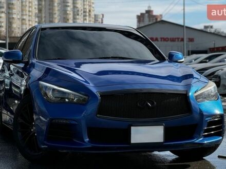 Синій Інфініті Q50, об'ємом двигуна 3 л та пробігом 84 тис. км за 13500 $, фото 1 на Automoto.ua
