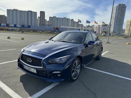 Синій Інфініті Q50, об'ємом двигуна 2 л та пробігом 154 тис. км за 13999 $, фото 1 на Automoto.ua