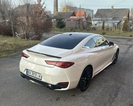 Белый Инфинити Q60, объемом двигателя 3 л и пробегом 69 тыс. км за 20100 $, фото 5 на Automoto.ua