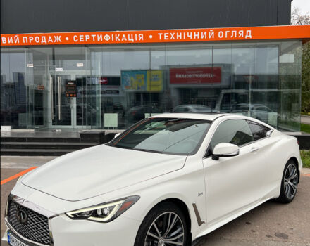Белый Инфинити Q60, объемом двигателя 2 л и пробегом 62 тыс. км за 20000 $, фото 1 на Automoto.ua