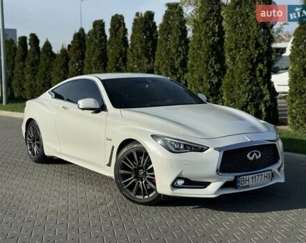 Белый Инфинити Q60, объемом двигателя 3 л и пробегом 85 тыс. км за 26500 $, фото 4 на Automoto.ua