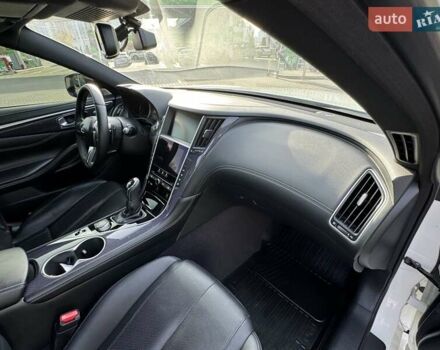 Белый Инфинити Q60, объемом двигателя 3 л и пробегом 85 тыс. км за 26500 $, фото 95 на Automoto.ua