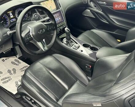 Белый Инфинити Q60, объемом двигателя 3 л и пробегом 85 тыс. км за 27500 $, фото 48 на Automoto.ua