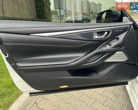 Белый Инфинити Q60, объемом двигателя 3 л и пробегом 85 тыс. км за 27500 $, фото 62 на Automoto.ua