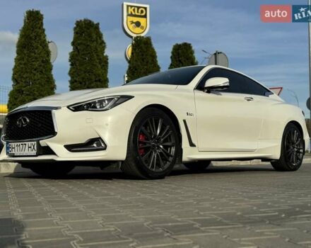 Белый Инфинити Q60, объемом двигателя 3 л и пробегом 85 тыс. км за 26500 $, фото 1 на Automoto.ua