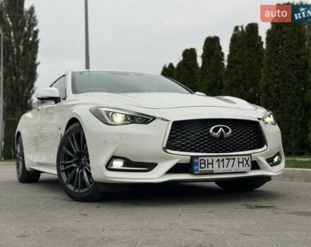 Белый Инфинити Q60, объемом двигателя 3 л и пробегом 85 тыс. км за 27500 $, фото 2 на Automoto.ua