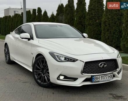 Белый Инфинити Q60, объемом двигателя 3 л и пробегом 85 тыс. км за 27500 $, фото 4 на Automoto.ua