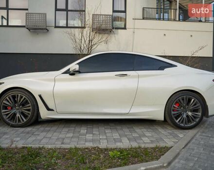 Белый Инфинити Q60, объемом двигателя 3 л и пробегом 95 тыс. км за 22900 $, фото 6 на Automoto.ua