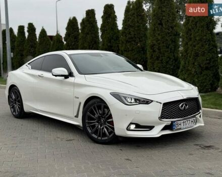 Белый Инфинити Q60, объемом двигателя 3 л и пробегом 85 тыс. км за 27500 $, фото 5 на Automoto.ua