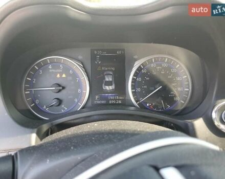 Белый Инфинити Q60, объемом двигателя 3 л и пробегом 96 тыс. км за 5800 $, фото 7 на Automoto.ua