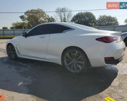 Белый Инфинити Q60, объемом двигателя 3 л и пробегом 96 тыс. км за 5800 $, фото 1 на Automoto.ua