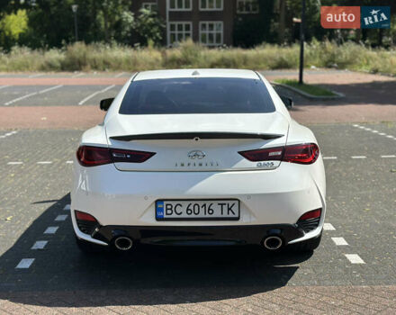 Белый Инфинити Q60, объемом двигателя 3 л и пробегом 60 тыс. км за 25500 $, фото 6 на Automoto.ua