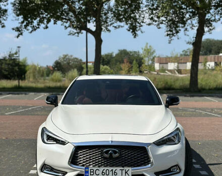 Белый Инфинити Q60, объемом двигателя 3 л и пробегом 60 тыс. км за 25500 $, фото 2 на Automoto.ua