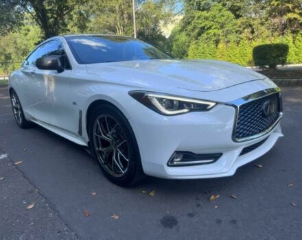 Белый Инфинити Q60, объемом двигателя 3 л и пробегом 42 тыс. км за 14700 $, фото 2 на Automoto.ua