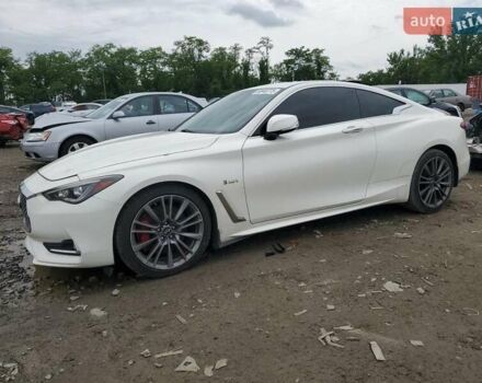 Белый Инфинити Q60, объемом двигателя 3 л и пробегом 83 тыс. км за 5000 $, фото 1 на Automoto.ua
