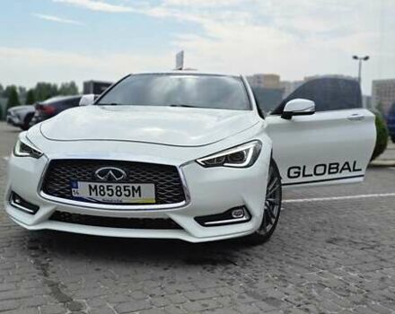 Белый Инфинити Q60, объемом двигателя 3 л и пробегом 151 тыс. км за 28000 $, фото 1 на Automoto.ua