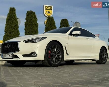 Белый Инфинити Q60, объемом двигателя 3 л и пробегом 85 тыс. км за 26500 $, фото 1 на Automoto.ua