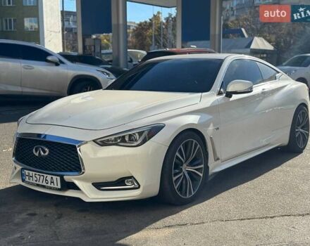 Белый Инфинити Q60, объемом двигателя 3 л и пробегом 85 тыс. км за 17900 $, фото 1 на Automoto.ua
