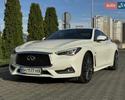 Белый Инфинити Q60, объемом двигателя 3 л и пробегом 85 тыс. км за 24500 $, фото 1 на Automoto.ua