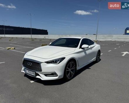 Белый Инфинити Q60, объемом двигателя 2 л и пробегом 102 тыс. км за 29900 $, фото 1 на Automoto.ua