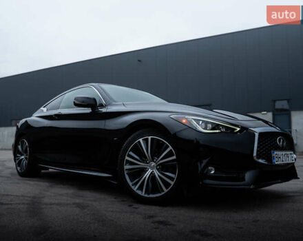 Черный Инфинити Q60, объемом двигателя 3 л и пробегом 85 тыс. км за 20800 $, фото 1 на Automoto.ua