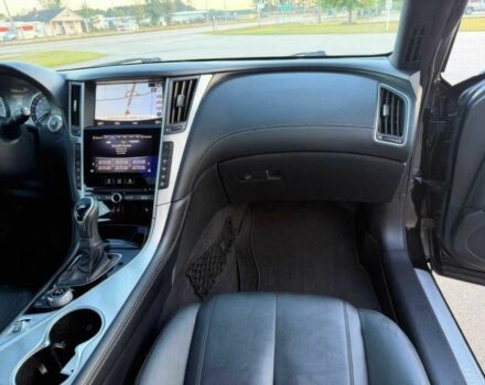 Черный Инфинити Q60, объемом двигателя 3 л и пробегом 52 тыс. км за 12500 $, фото 9 на Automoto.ua