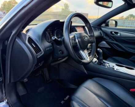 Черный Инфинити Q60, объемом двигателя 3 л и пробегом 52 тыс. км за 12500 $, фото 10 на Automoto.ua