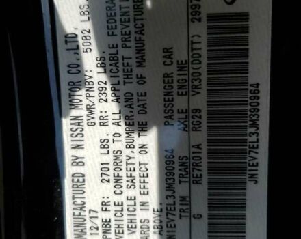 Черный Инфинити Q60, объемом двигателя 3 л и пробегом 140 тыс. км за 5100 $, фото 11 на Automoto.ua