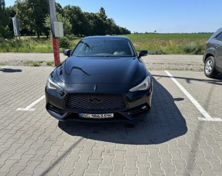 Черный Инфинити Q60, объемом двигателя 3 л и пробегом 70 тыс. км за 24000 $, фото 2 на Automoto.ua