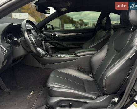 Черный Инфинити Q60, объемом двигателя 3 л и пробегом 97 тыс. км за 21400 $, фото 13 на Automoto.ua