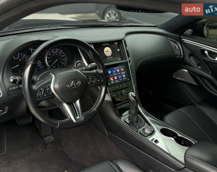 Черный Инфинити Q60, объемом двигателя 3 л и пробегом 97 тыс. км за 21400 $, фото 9 на Automoto.ua