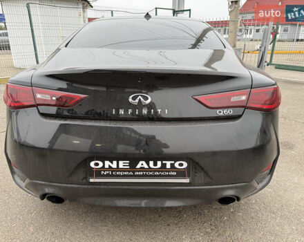 Черный Инфинити Q60, объемом двигателя 3 л и пробегом 78 тыс. км за 23490 $, фото 4 на Automoto.ua